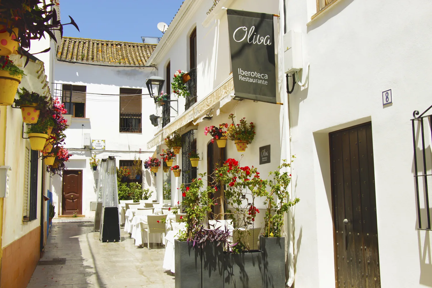 Gezellig centrum van Estepona, Andalusië